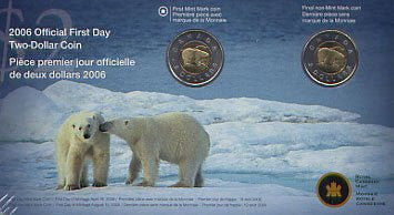 2006 OFFICIAL FIRST DAY TWO-DOLLAR COIN
