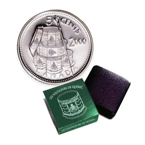 2000 CANADIAN 5 CENT STERLING SILVER COIN FIRST FRENCH REGIMENT
