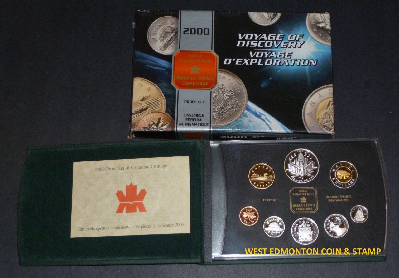 2000 PROOF DOUBLE DOLLAR SET
