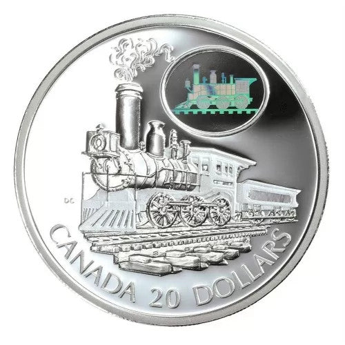 2001 1oz $20 THE SCOTIA TRANSPORTATION COIN
