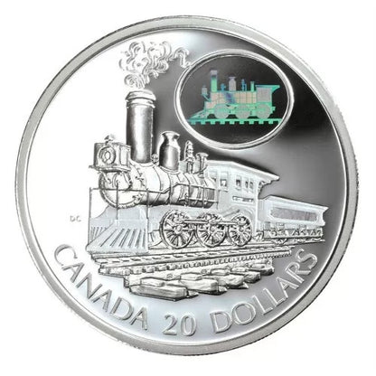 2001 1oz $20 THE SCOTIA TRANSPORTATION COIN