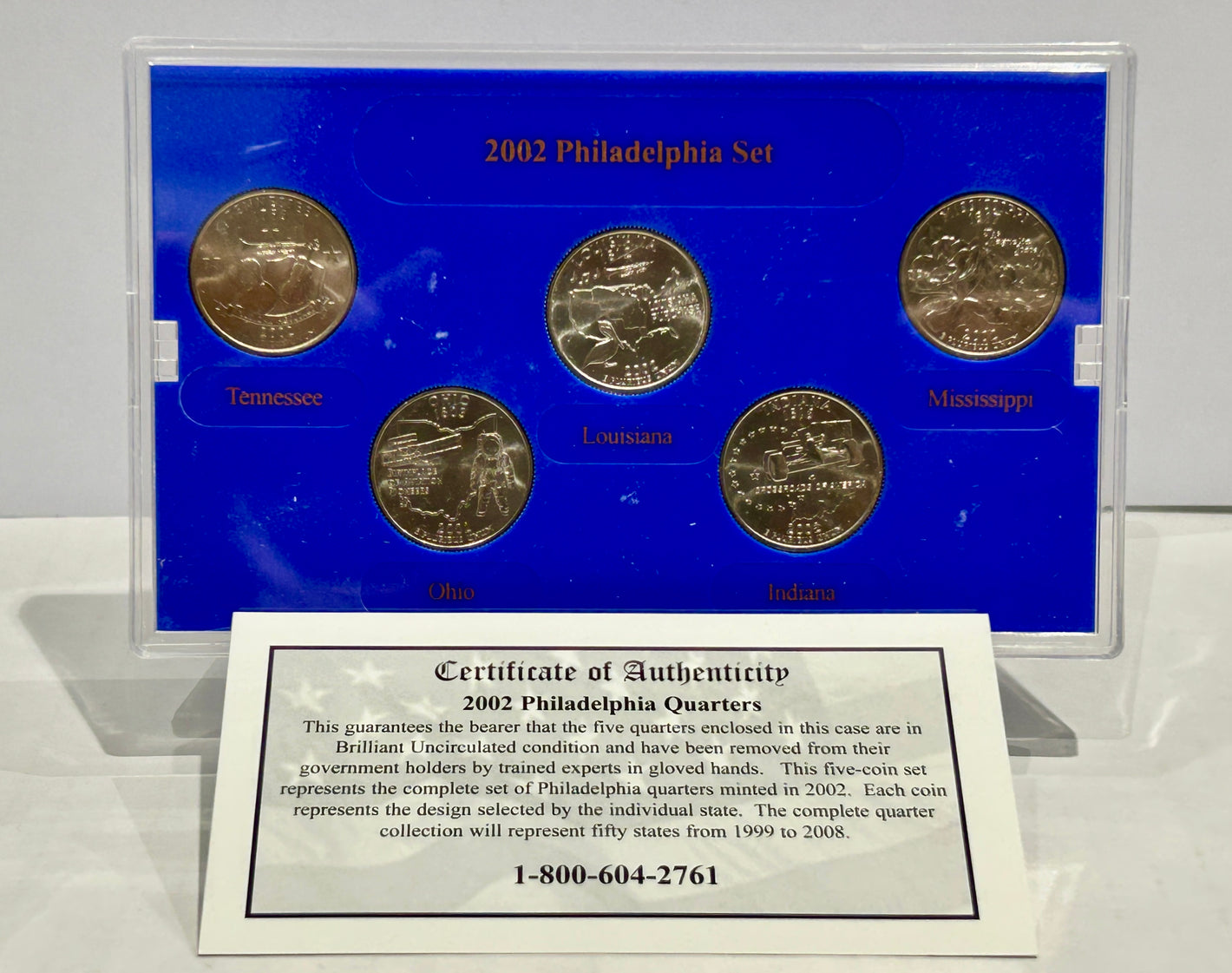 2002 PHILADELPHIA MINT EDITION STATE QUARTER COLLECTION
