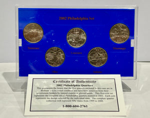 2002 PHILADELPHIA MINT EDITION STATE QUARTER COLLECTION