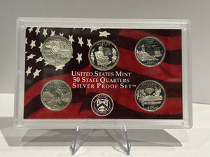 2003 SAN FRANCISCO MINT STATE SILVER PROOF QUARTERS
