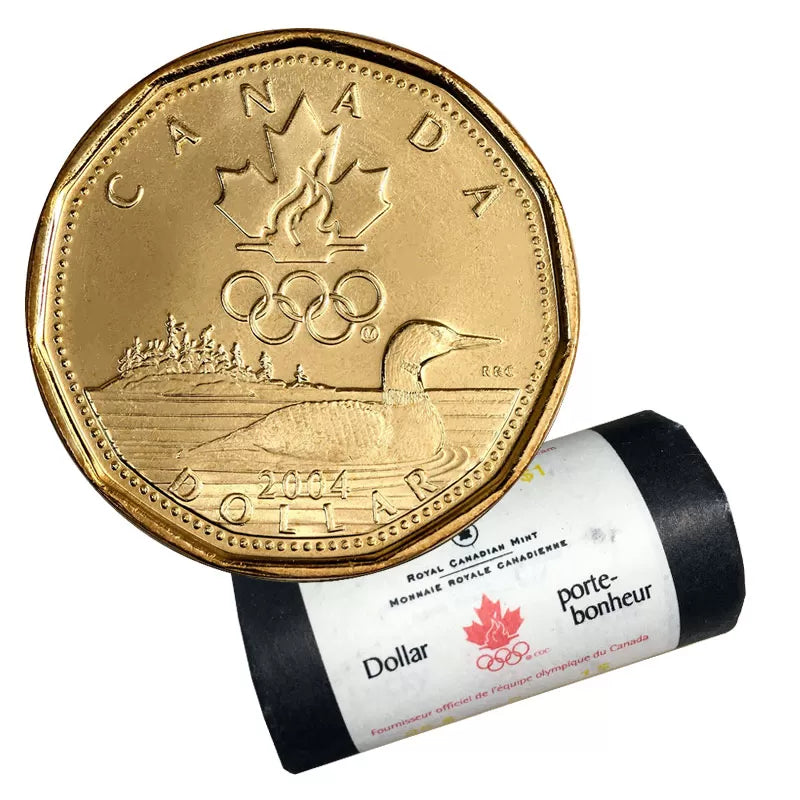 2004 1-DOLLAR OLYMPIC LOONIE ROLL