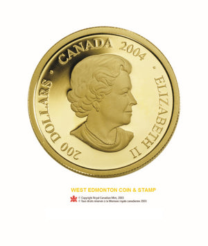 E-TRANSFER ONLY - 2004 $200 GOLD COIN - ALFRED PELLAN: FRAGMENTS - NO SLEEVE