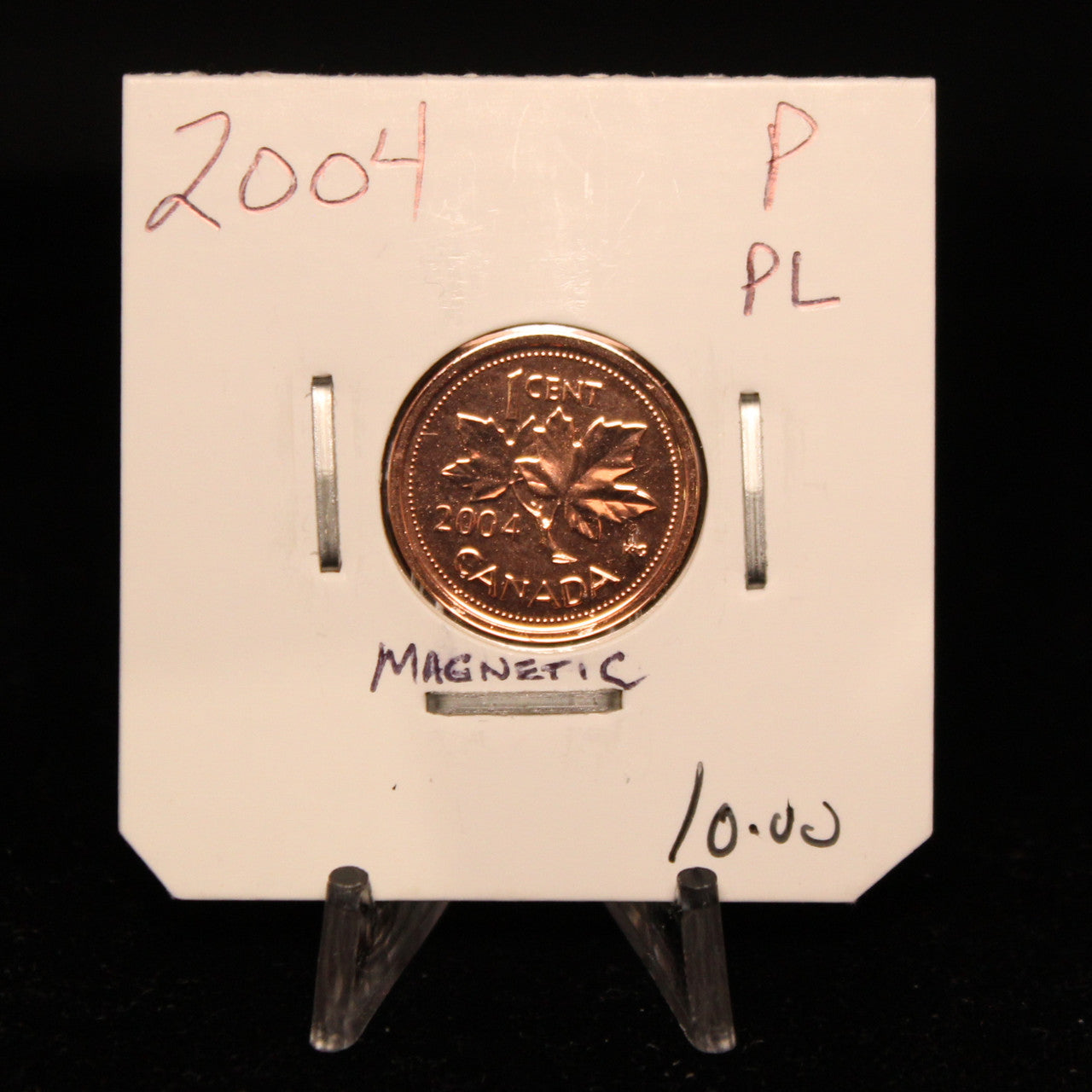 2004 CANADA CIRCULATION 1-CENT P PL MAGNETIC