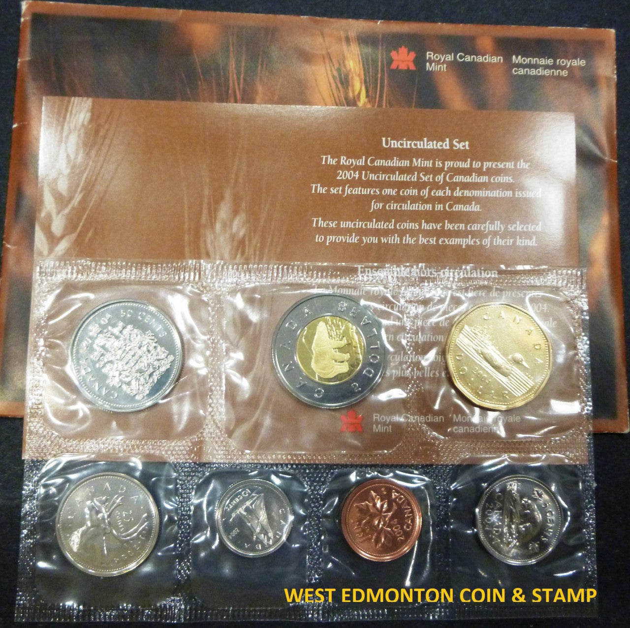 2004 UNCIRCULATED PROOF LIKE SET