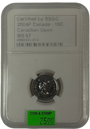 2004P CANADA - 10c CANADIAN OPEN MS-67 (331-014)