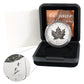 2005 1oz $5 FINE SILVER MAPLE LEAF: TULIP PRIVY MARK