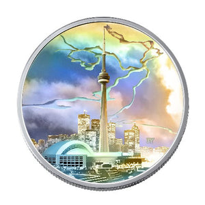 2006 1oz $20 CN TOWER FINE SILVER COIN ARCHITECTURAL TREASURES SERIES