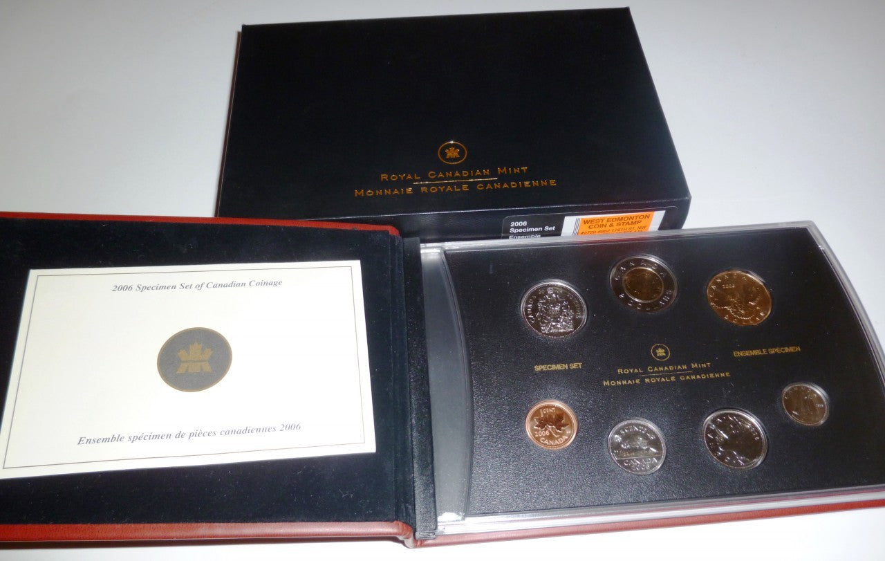 2006 7-COIN SPECIMEN SET - SNOWY OWL LOONIE