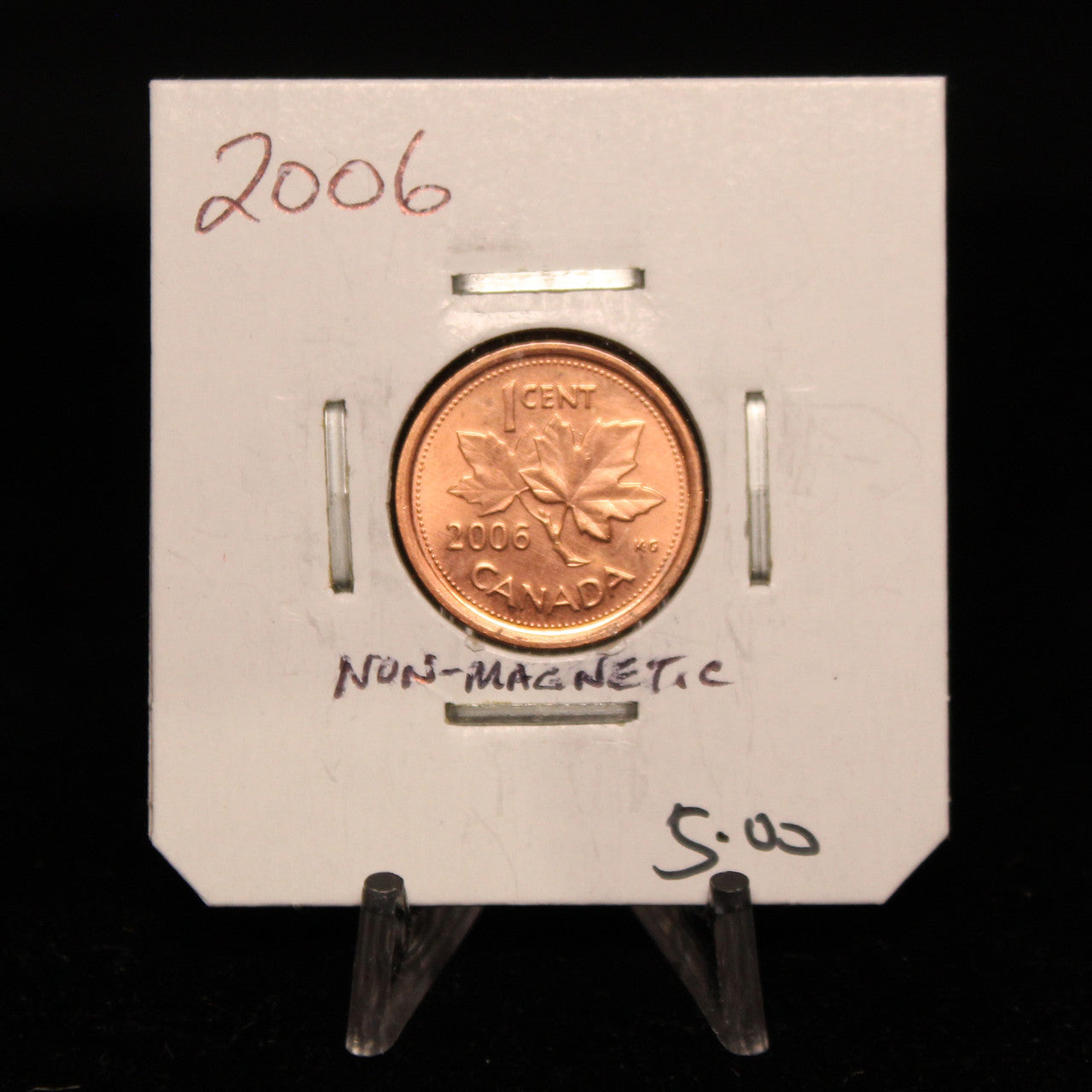 2006 CANADA CIRCULATION 1-CENT NON-MAGNETIC