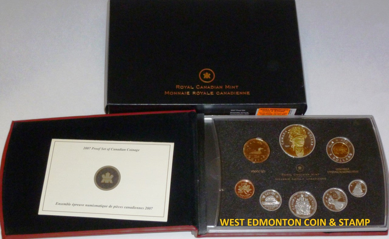 2007 PROOF DOUBLE DOLLAR SET