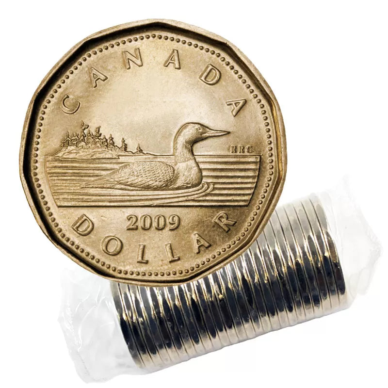 2009 1-DOLLAR LOONIE ROLL