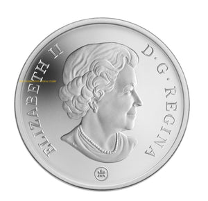 2009 1oz $20 SILVER COIN - SUMMER MOON MASK