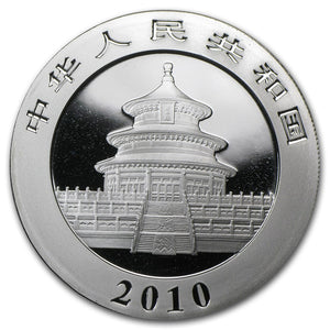 E-TRANSFER ONLY - 2010 1oz PANDA FINE SILVER BULLION