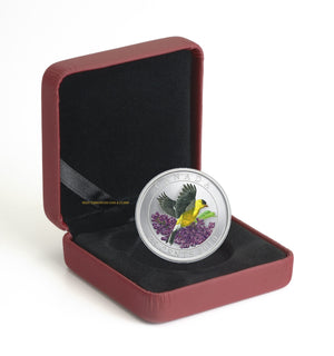 2010 25-CENT COLOURED COIN - GOLDFINCH