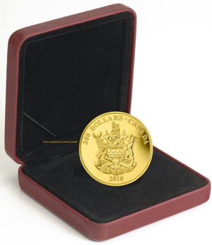 E-TRANSFER ONLY - 2010 $300 GOLD COIN - BRITISH COLUMBIA COAT OF ARMS