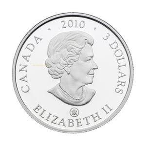 2010 1/4oz $3 RETURN OF THE TYEE FINE SILVER COIN