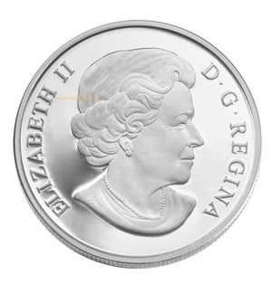 2010 5oz $50 SILVER COIN - 75TH ANNIVERSARY OF THE FIRST BANK NOTES ISSUED BY THE BANK OF CANADA