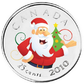 2010 HOLIDAY GIFT SET - COLOURIZED SANTA CLAUS QUARTER