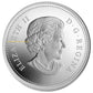 2010 1oz $20 WATER LILY WITH SWAROVSKI CRYSTALS FINE SILVER COIN