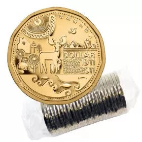 2011 1-DOLLAR LOONIE ROLL