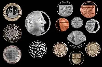 2011 THE UNITED KINGDOM PROOF COIN SET (DELUXE)