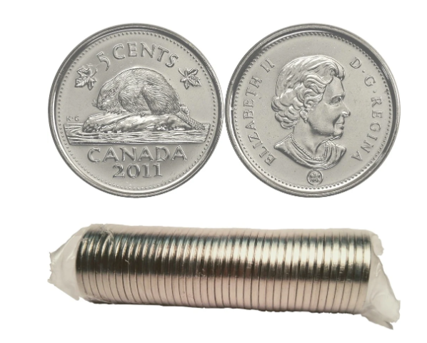 2011 5-CENT WRAP ROLL