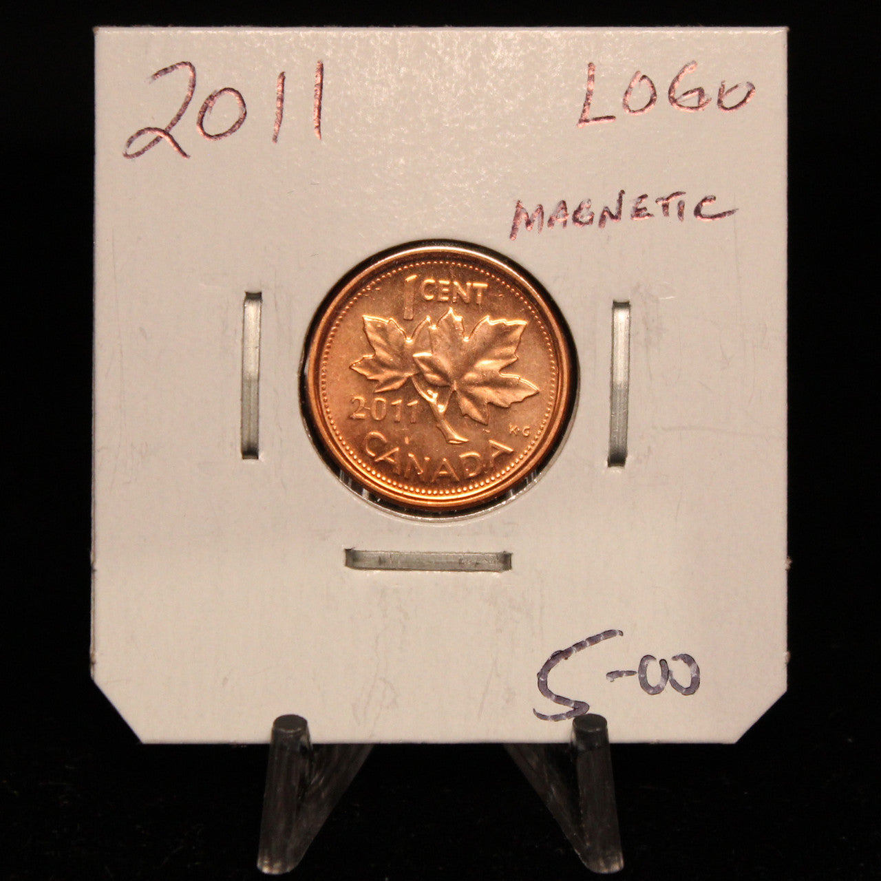 2011 CANADA CIRCULATION 1-CENT LOGO MAGNETIC