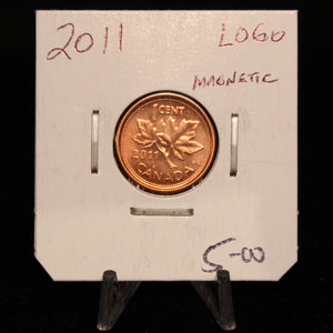2011 CANADA CIRCULATION 1-CENT LOGO MAGNETIC