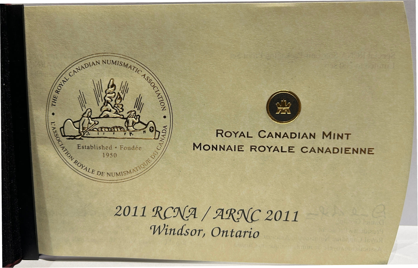 2011 RCNA PROOF SET