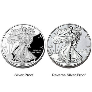 2012 1oz AMERICAN EAGLE SAN FRANCISCO TWO-COIN SET SILVER PRROF SET (OUTER SLEEVE TEAR)