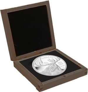 E-TRANSFER ONLY - 2012 $250 SILVER COIN THE MOOSE FAMILY - ROBERT BATEMAN (KILO)