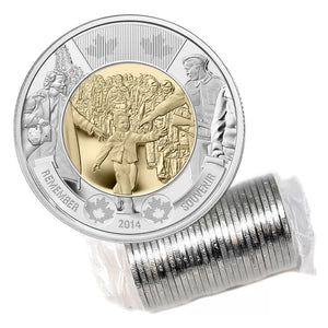 2014 2-DOLLAR WAIT FOR ME. DADDY REMEMBRANCE ROLL