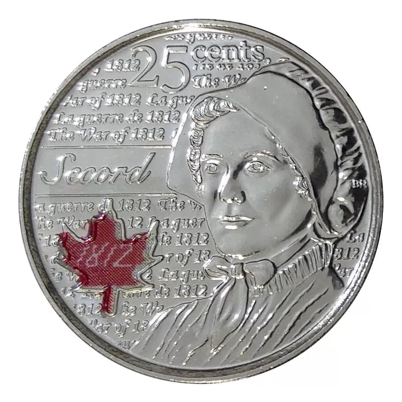 2013 25-CENT LAURA SECORD COLOURED ORIGINAL ROLL