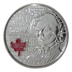 2013 25-CENT LAURA SECORD COLOURED ORIGINAL ROLL