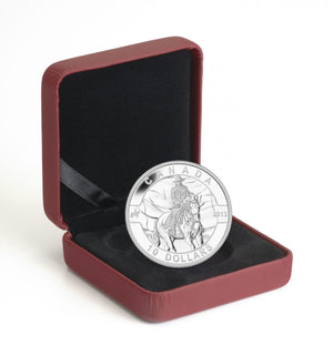 2013 1/2oz $10 O CANADA SERIES - ROYAL CANADIAN MOUNTED POLICE FINE SILVER COIN