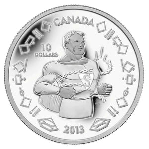2013 1/4oz $10 75TH ANNIVERSARY OF SUPERMAN™ - VINTAGE - FINE SILVER COIN