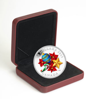 SALE - 2013 1oz $20 CANDY CANE - VENETIAN GLASS FINE SILVER COIN