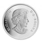 2013 1oz $20 - PURPLE CONEFLOWER AND VENETIAN GLASS EASTERN TAILED BLUE BUTTERFLY - FINE SILVER COIN