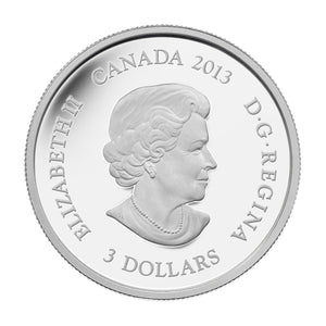 2013 1/4oz $3 ARCTIC EXPEDITION - LIFE IN THE NORTH FINE SILVER COIN