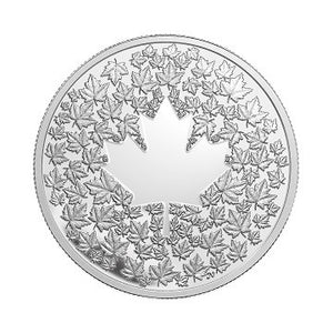 2013 1/4oz $3 MAPLE LEAF IMPRESSION FINE SILVER COIN