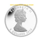 2013 1oz $5 25TH ANNIVERSARY OF THE SILVER MAPLE LEAF FINE SILVER & GOLD PLATED COIN