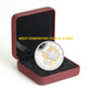 2013 1oz $5 25TH ANNIVERSARY OF THE SILVER MAPLE LEAF FINE SILVER & GOLD PLATED COIN