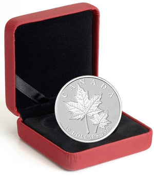 2013 1/2oz $10 - MAPLE LEAF - FINE SILVER COIN