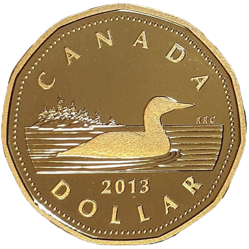 2013 1-DOLLAR LOONIE ROLL