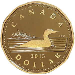 2013 1-DOLLAR LOONIE ROLL