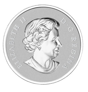 2014 1/2oz $10 SILVER MAPLE LEAF - FINE SILVER COIN